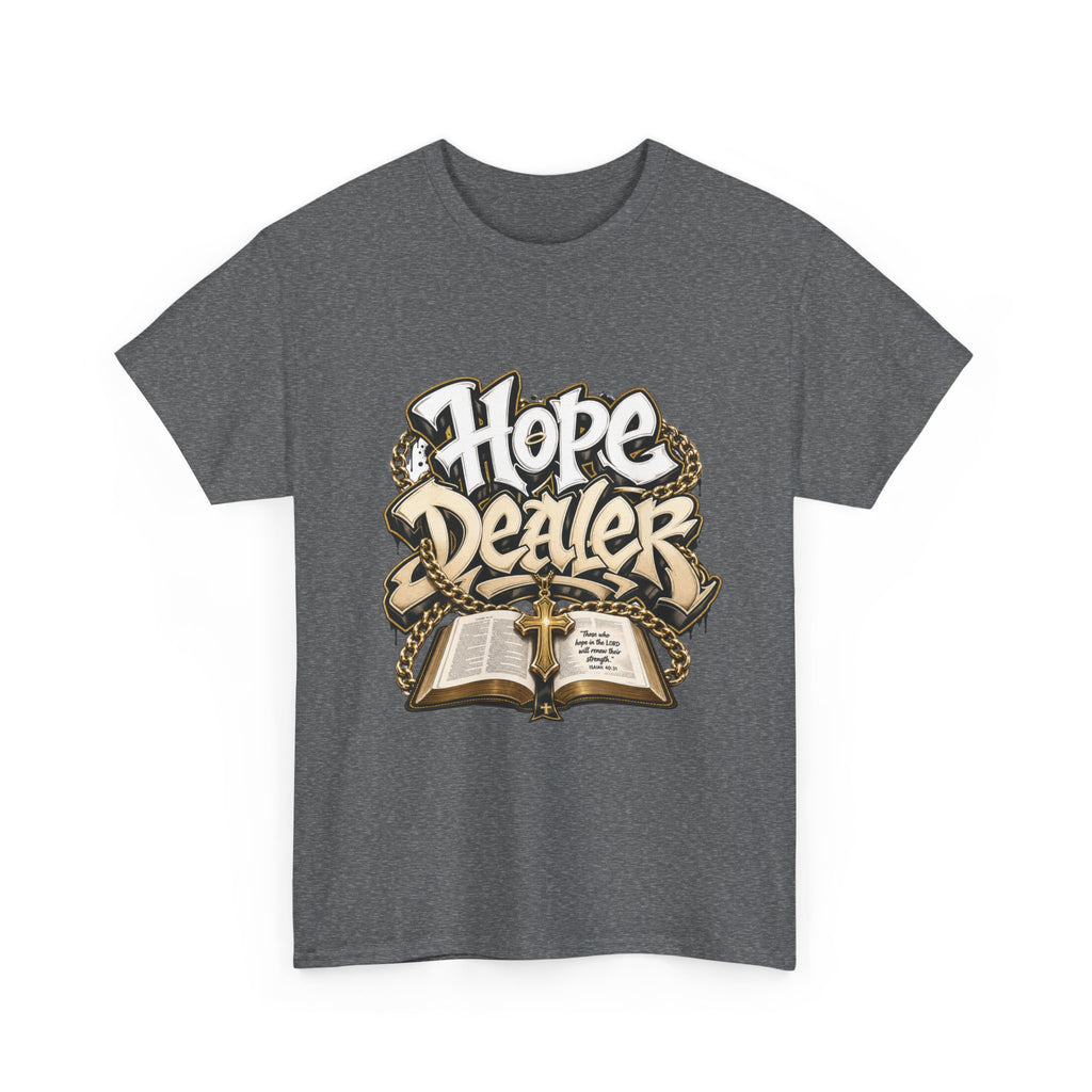 Hope Dealer Tee | Open Bible Cross Graphic
