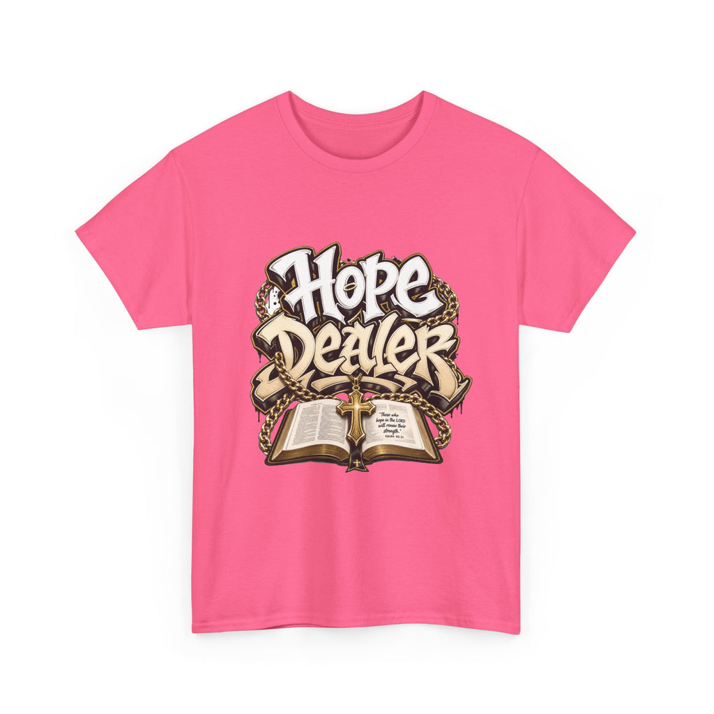 Hope Dealer Tee | Open Bible Cross Graphic