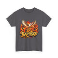 Fire Baptised Dove T-Shirt | Flaming Dove Graphic, Christian Faith