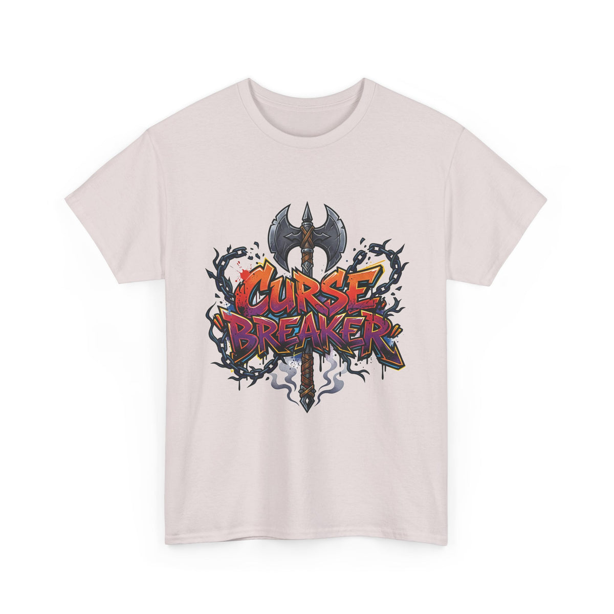 Curse Breaker Axe Rune design Tee | Christian prayer meeting, demonology theme
