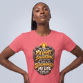 The Lord Is My Light Salvation Stronghold T-Shirt | Christian Scripture Tee